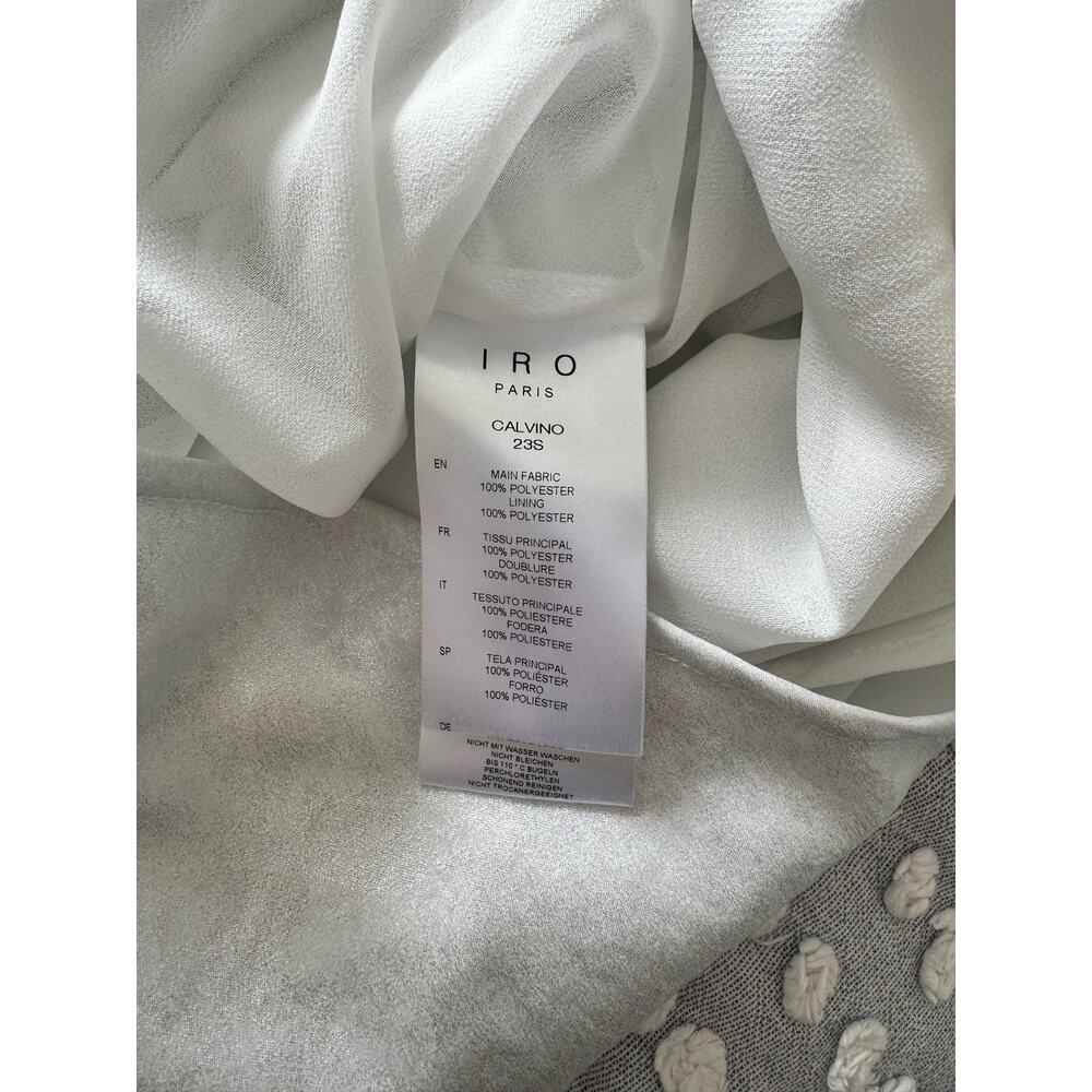 IRO Paris | NWT "Calvino" Pearl White Midi Dress Size 34 - Picture 7 of 11